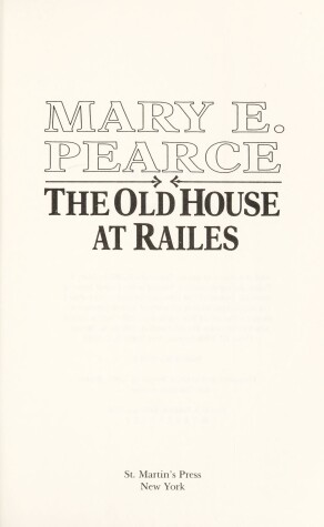 Book cover for The Old House at Railes