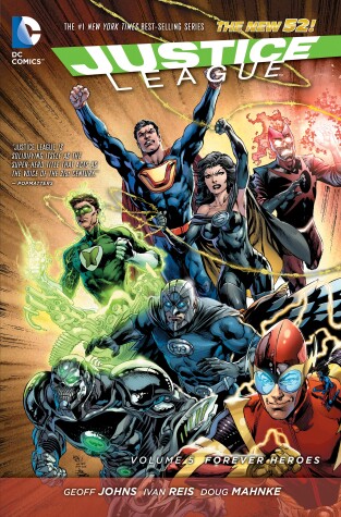 Book cover for Justice League Vol. 5: Forever Heroes (The New 52)