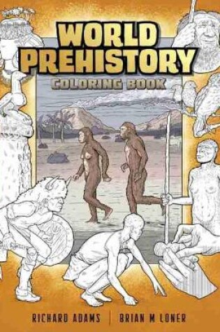 Cover of World Prehistory Coloring Book