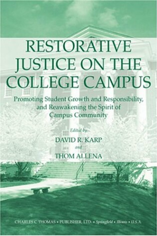 Cover of Restorative Justice on the College Campus