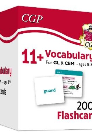 Cover of 11+ Vocabulary Flashcards for Ages 8-9 - Pack 1