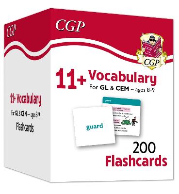 Book cover for 11+ Vocabulary Flashcards for Ages 8-9 - Pack 1