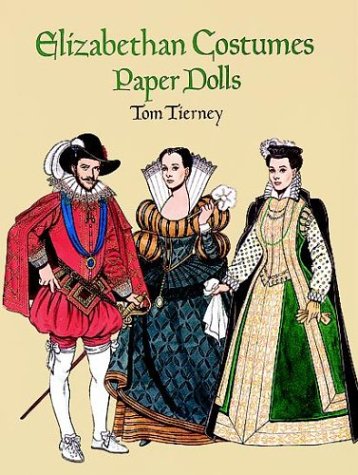 Book cover for Elizabethan Costume Paper Dolls