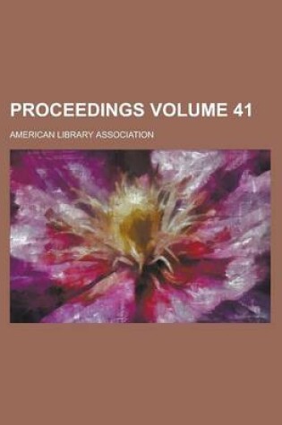 Cover of Proceedings Volume 41