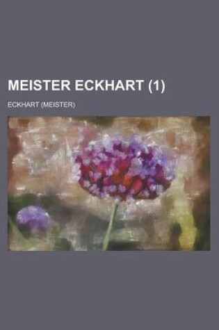 Cover of Meister Eckhart (1)