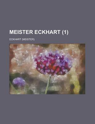 Book cover for Meister Eckhart (1)
