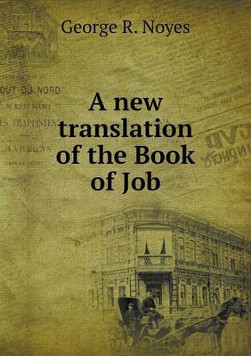 Book cover for A new translation of the Book of Job