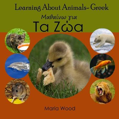 Book cover for Learning About Animals - Greek