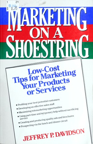 Book cover for Marketing on a Shoestring