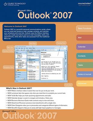 Cover of Microsoft Outlook 2007 Coursenotes