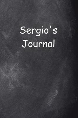 Book cover for Sergio Personalized Name Journal Custom Name Gift Idea Sergio