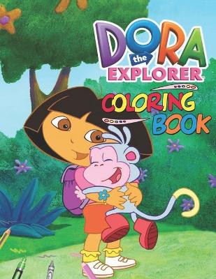 Book cover for Dora The Explorer Coloring Book