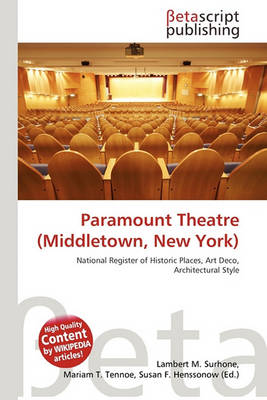 Cover of Paramount Theatre (Middletown, New York)