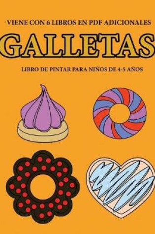 Cover of Libro de pintar para ninos de 4-5 anos (Galletas)