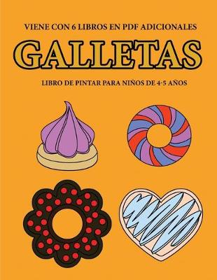Cover of Libro de pintar para ninos de 4-5 anos (Galletas)