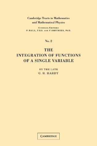 Cover of Integration of Functions