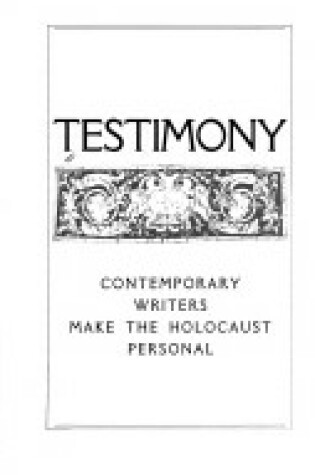 Cover of Testimony