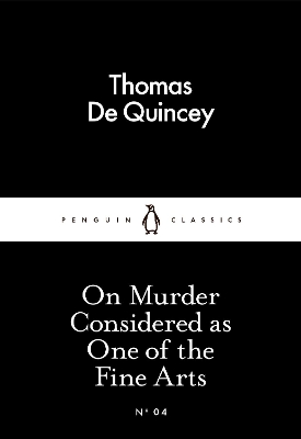 Book cover for On Murder Considered as One of the Fine Arts