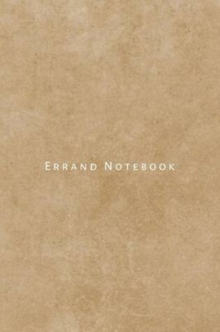 Cover of Errand Notebook