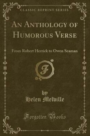 Cover of An Anthology of Humorous Verse