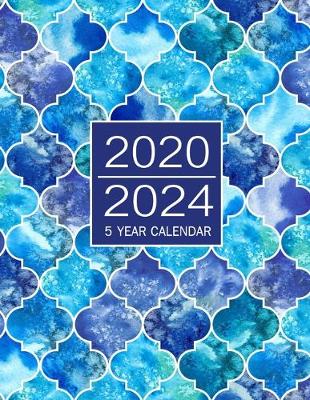 Book cover for 2020-2024 5 Year Calendar