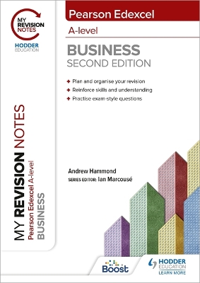 Book cover for My Revision Notes: Edexcel A-level Business Second Edition