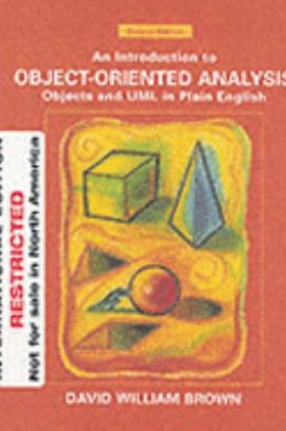 Cover of An Introduction to Object-oriented Analysis