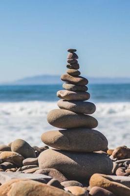 Book cover for A Meditation Tower of Stones at the Beach Journal