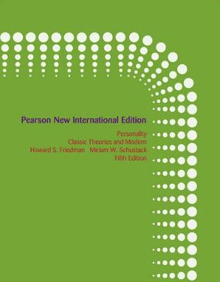 Book cover for Personality:Classic Theories and Modern Research Pearson New International Edition, plus MyPyschKit without eText