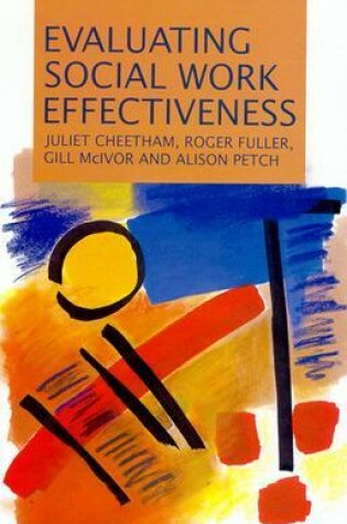 Cover of Evaluating Social Work Effectiveness