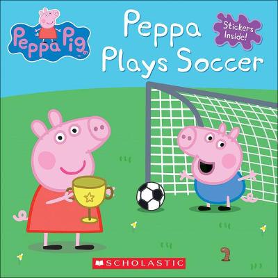 Book cover for Peppa Plays Soccer
