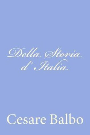 Cover of Della Storia d' Italia