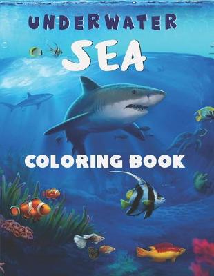 Book cover for Underwater Sea Coloring Book