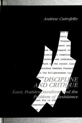 Cover of Discipline and Critique
