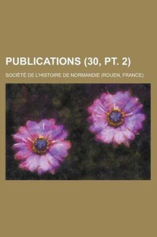 Cover of Publications (30, PT. 2)