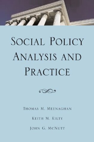 Cover of Social Policy Analysis and Practice