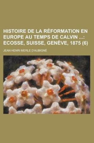 Cover of Histoire de La Reformation En Europe Au Temps de Calvin (6)