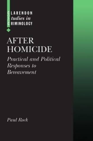 Cover of After Homicide