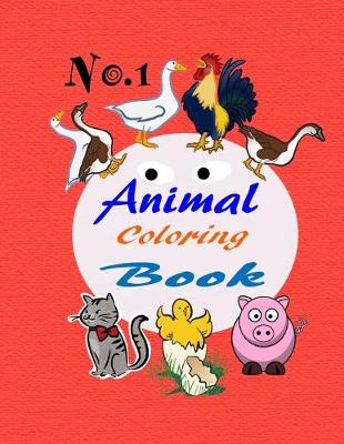 Book cover for No.1 Animal Coloring Book