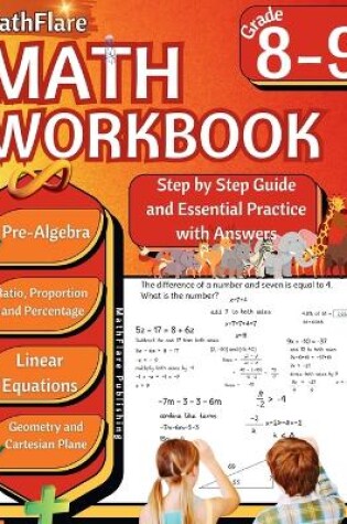 Cover of MathFlare - Math Workbook 8th and 9th Grade