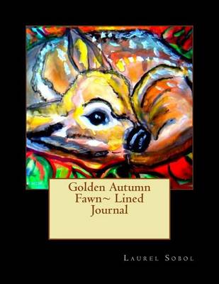 Book cover for Golden Autumn Fawn Lined Journal