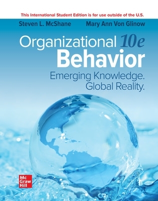 Book cover for Organizational Behavior: Emerging Knowledge. Global Reality ISE