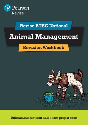 Cover of Pearson REVISE BTEC National Animal Management Revision Workbook