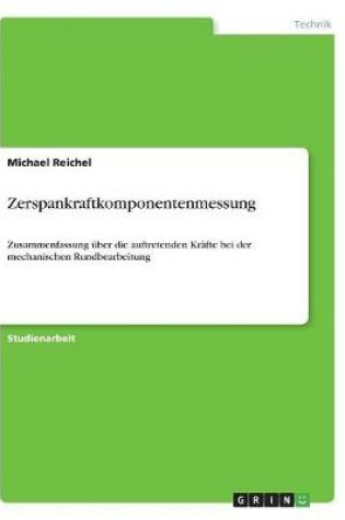 Cover of Zerspankraftkomponentenmessung