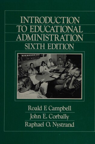 Cover of Introduction to Educational Administration