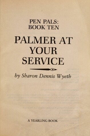 Cover of Palmer at Your Service