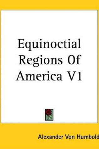 Cover of Equinoctial Regions of America V1