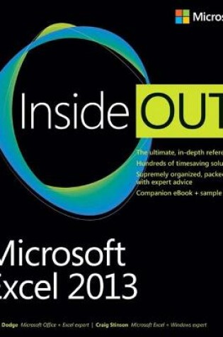 Cover of Microsoft Excel 2013 Inside Out