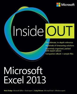 Book cover for Microsoft Excel 2013 Inside Out