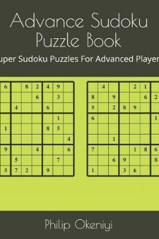 Cover of Advance Sudoku Puzzle Book